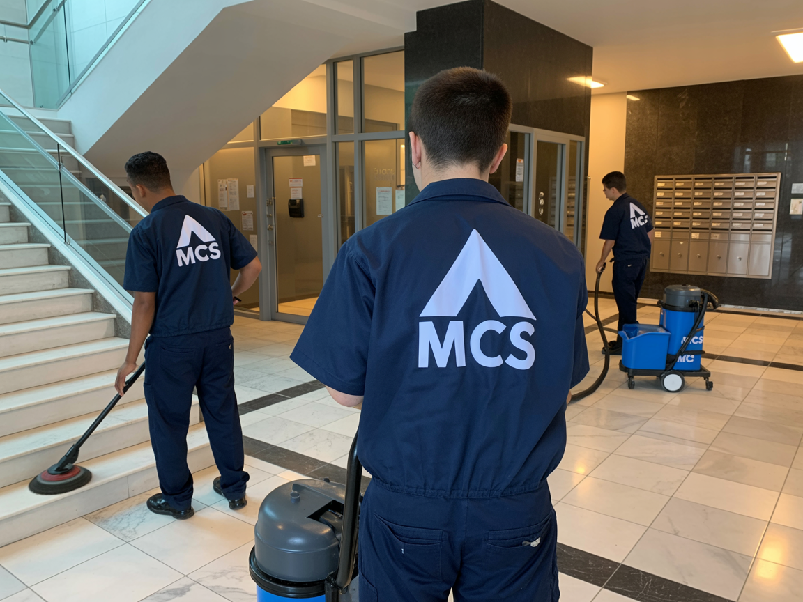Professional communal area cleaning service for apartment buildings and shared spaces